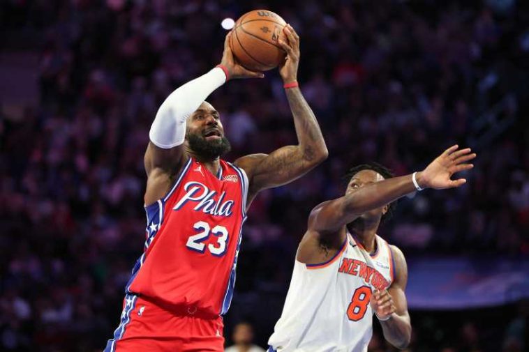 Baschet-NBA: Philadelphia Sixers, cu LeBron James în formă, a învins New York Knicks