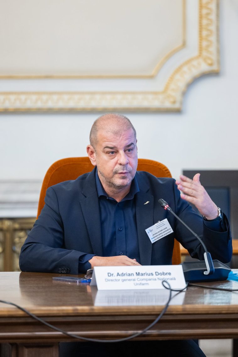 Dr. Adrian Marius Dobre, Director General UNIFARM, despre accesul pacienților cu boli rare și severe la terapii inovatoare