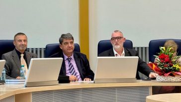Dr. ing. Adrian-Victor Vevera la conferința despre combaterea dezinformării organizată la Universitatea Titu Maiorescu din București