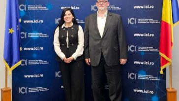 Întâlnire la ICI București între Adrian-Victor Vevera și Stav Cohen, pe teme de tehnologie și cooperare româno-israeliană