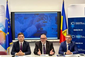 Adrian-Victor Vevera, directorul general ICI București, prezintă RO AI Factory la reuniunea de kick-off din 5 octombrie 2026
