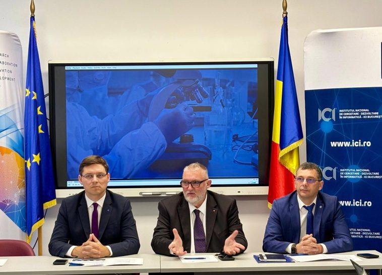 Adrian-Victor Vevera, directorul general ICI București, prezintă RO AI Factory la reuniunea de kick-off din 5 octombrie 2026