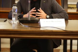 Dr. Adrian Marius Dobre, directorul general UNIFARM, despre Canalul de Urgență la Conferința Tranziția spre 2028, Palatul Parlamentului