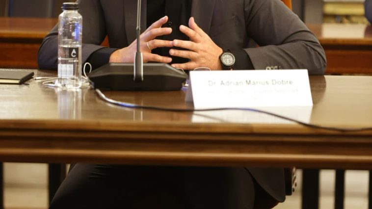 Dr. Adrian Marius Dobre, directorul general UNIFARM, despre Canalul de Urgență la Conferința Tranziția spre 2028, Palatul Parlamentului