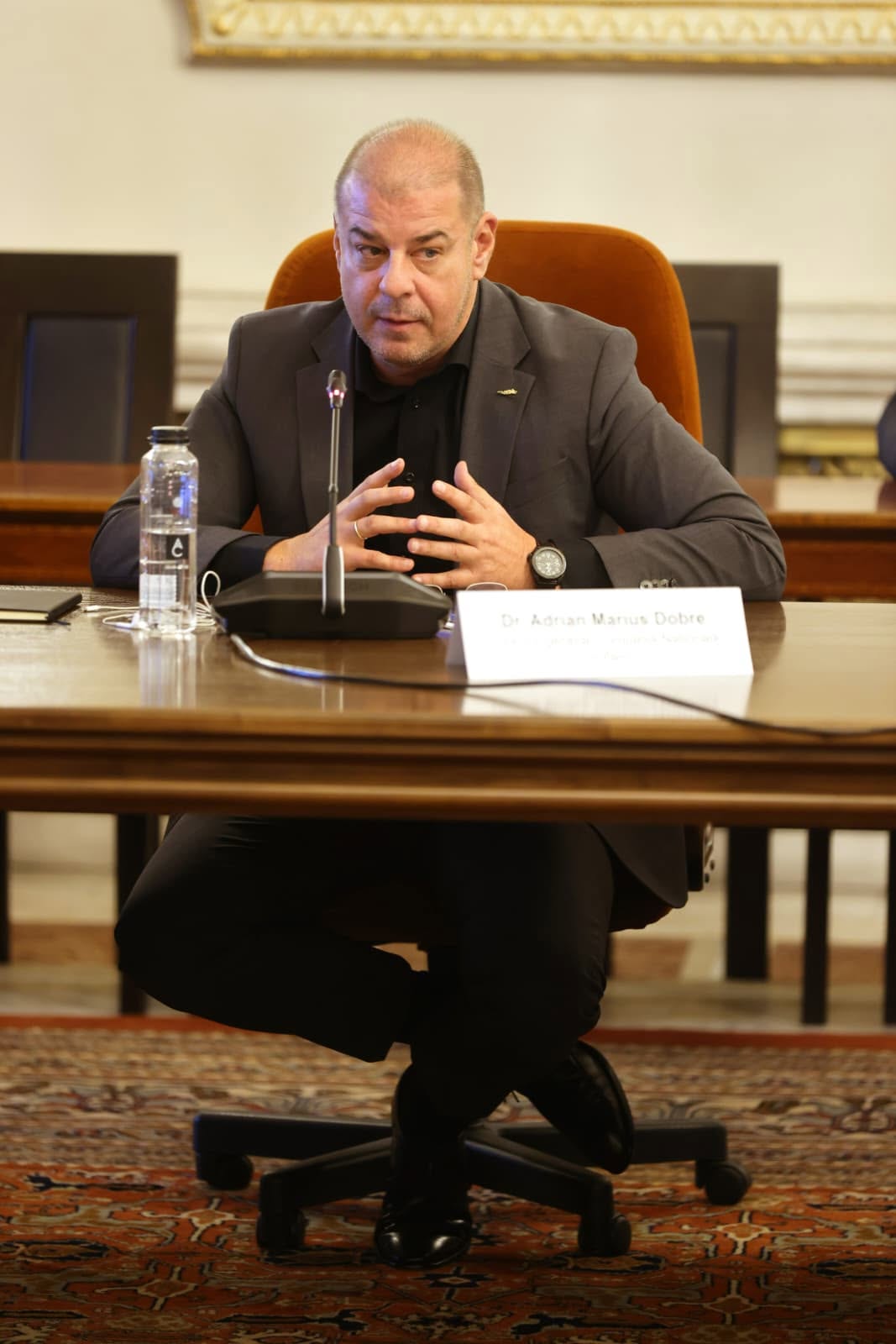 Dr. Adrian Marius Dobre, directorul general UNIFARM, despre Canalul de Urgență la Conferința Tranziția spre 2028, Palatul Parlamentului