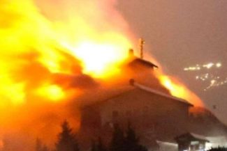Germania – „Cuibul vulturului”, fosta reşedinţă a naziştilor din Bavaria, a fost incendiat