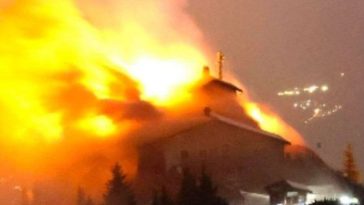 Germania – „Cuibul vulturului”, fosta reşedinţă a naziştilor din Bavaria, a fost incendiat