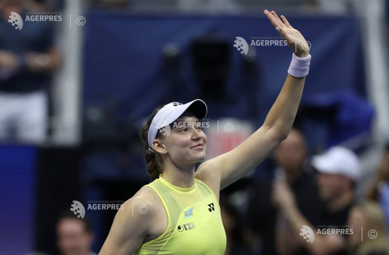 Tenis: Rîbakina, în semifinale la Ningbo (WTA) după un meci de trei seturi