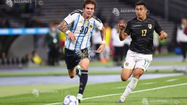 Fotbal: Argentina a zdrobit Bolivia cu 4-0, într-un meci amical
