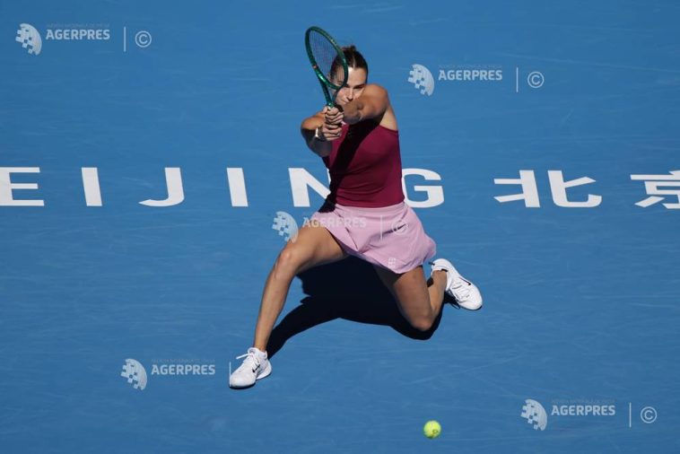 Tenis: Arina Sabalenka a fost eliminată în turul al treilea la Beijing (WTA)