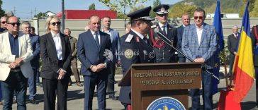 Neamț: A fost inaugurat noul sediu al Detașamentului de Pompieri Târgu-Neamț; investiția de 12 milioane este a Consiliului Județean