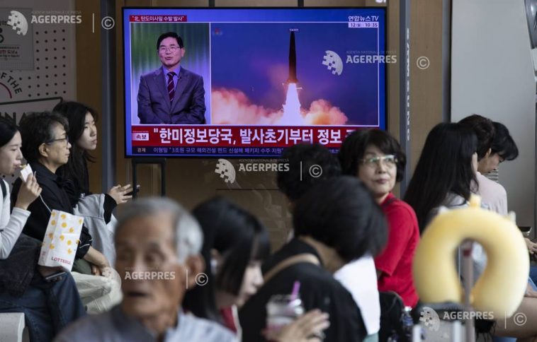 Coreea de Nord lansează mai multe rachete balistice în Marea Japoniei