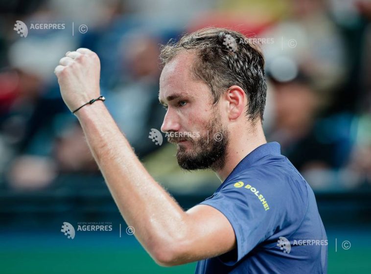 Tenis: Daniil Medvedev, calificare facilă în sferturi de finală Almatî (ATP)