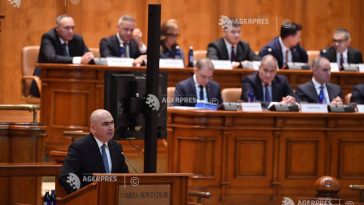 VIDEO Parlament – învestire Guvern/ Ilie Bolojan: PNL va da un vot de necesitate, de încheiere a crizei