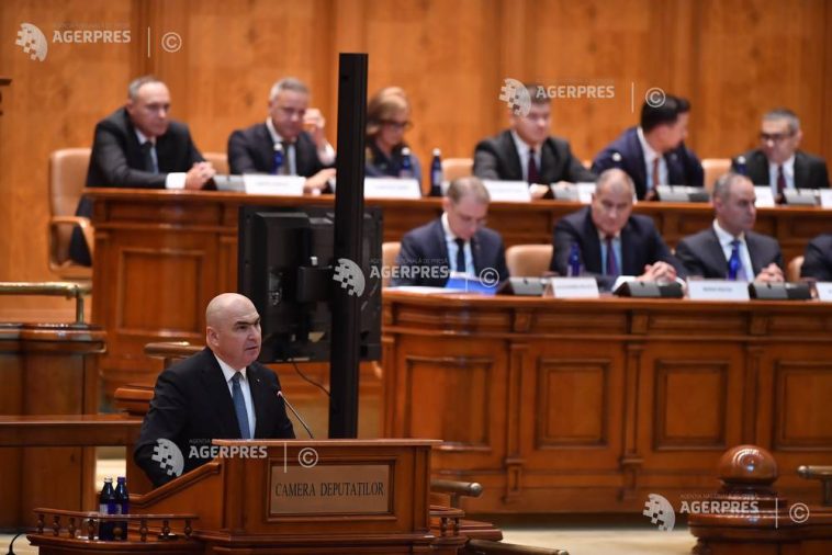 VIDEO Parlament – învestire Guvern/ Ilie Bolojan: PNL va da un vot de necesitate, de încheiere a crizei