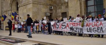 UPDATE Reprezentanți din mai multe organizații care se ocupă cu protecția animalelor protestează vineri în fața ANSVSA