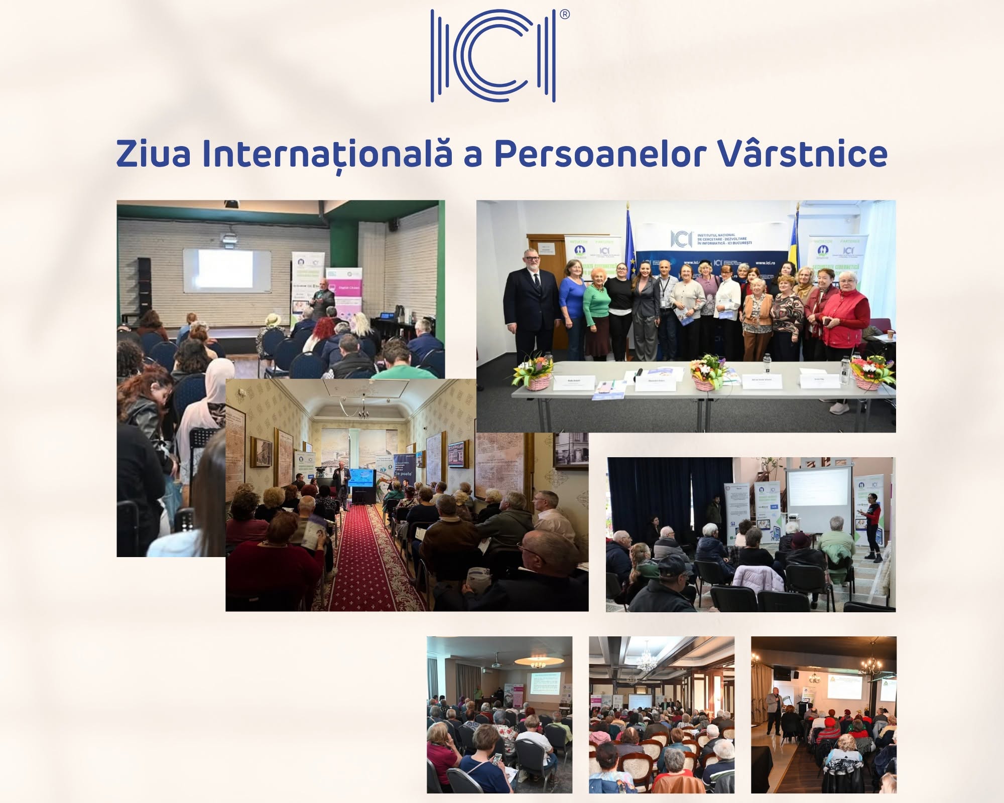 ICI București, programul Securitate Cibernetică. Inițiere pentru Seniori, de Ziua Internațională a Persoanelor Vârstnice