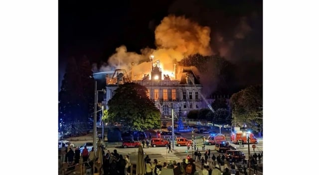 Un al doilea suspect arestat cu privire la incendierea Primăriei Limoges la 17 octombrie. Primul suspect arestat, inculpat cu tentativă de omor a unui poliţist