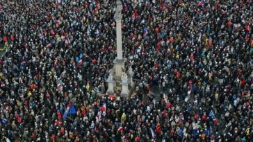 Manifestaţie la Praga împotriva desfiinţării redevenţei audiovizuale