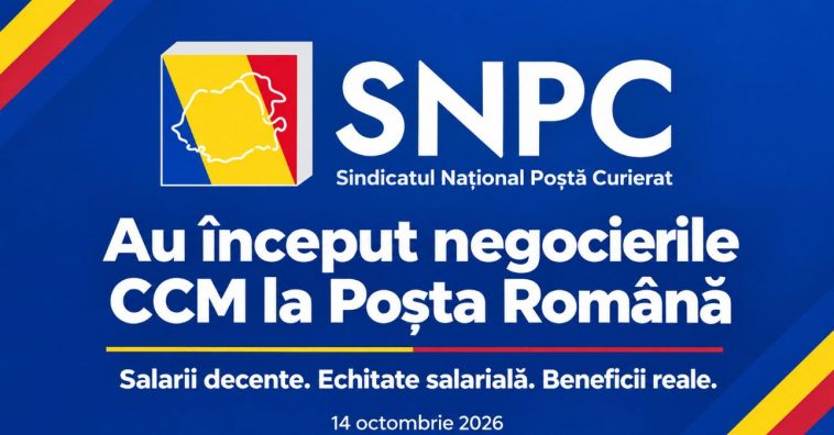 SNPC: au început negocierile pentru noul Contract Colectiv de Muncă la Poșta Română