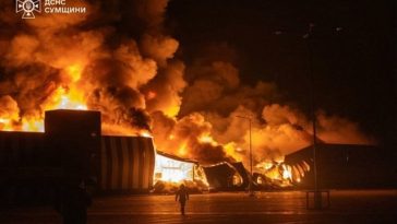 Rusia lansează un atac masiv cu drone asupra oraşului ucrainean Sumî. Cel puţin două persoane rănite