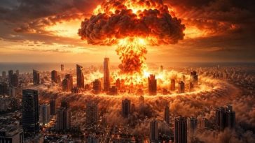 Netanyahu a postat o imagine generată de AI cu o bombă nucleară care loveşte Tel Avivul şi a avertizat cu privire la pericolul unui „al doilea Holocaust” dacă nu va fi votat