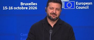 Zelensli, întrebat dacă Trump îl face ”ţapul său ispăşitor”, îi face pe jurnalişti să râdă la Bruxelles