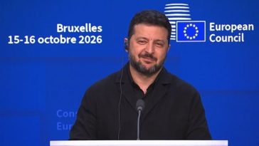Zelensli, întrebat dacă Trump îl face ”ţapul său ispăşitor”, îi face pe jurnalişti să râdă la Bruxelles